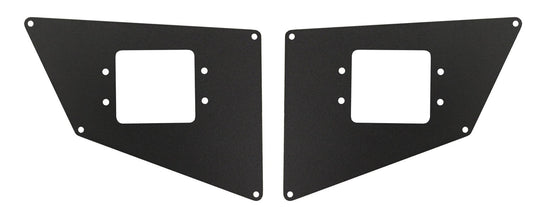 BR20 Light Plates Textured Black 2010-2010 Dodge Ram 2500/3500 2011-2022 Ford F-250/F-350 Go Rhino