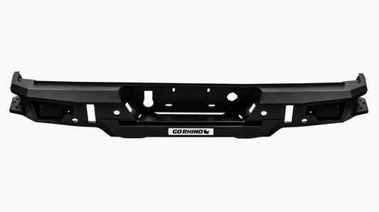 BR20 Rear Bumper Replacement Textured Black 2019-2021 Silverado/Sierra 1500 Go Rhino
