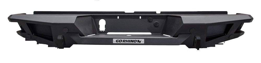 BR20 Rear Bumper Replacement Textured Black 2014-2021 Toyota Tundra Go Rhino-1