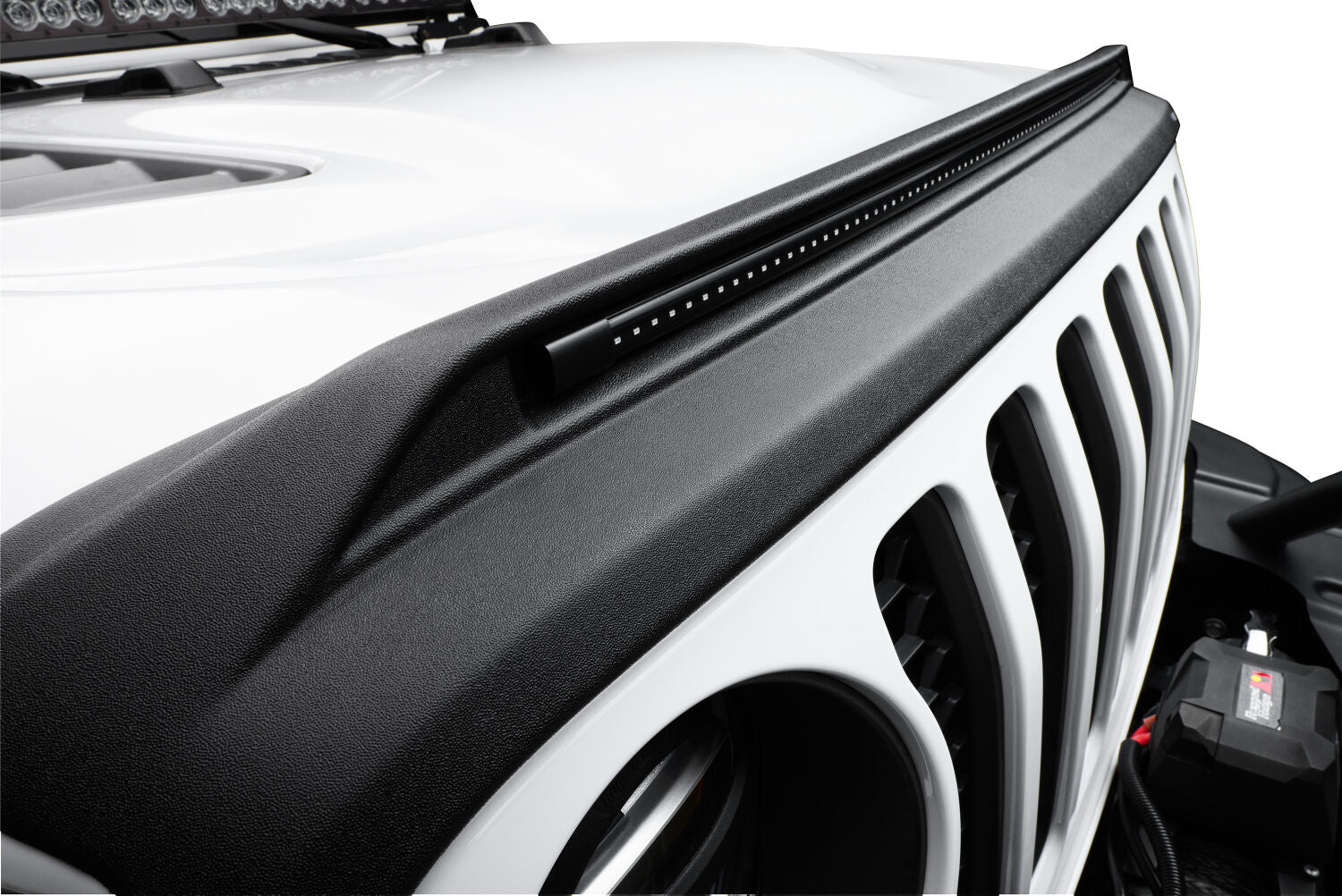 Liner Aeroskin Lightshield PRO Hood Protector For 2018-2026 Jeep Wrangler JL 2020-2025 Jeep Gladiator Husky Liners