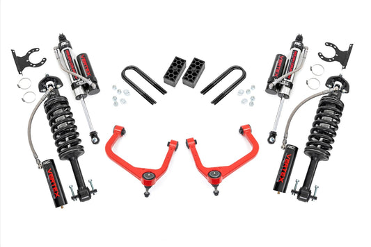 3.5 Inch Lift Kit Vertex Rear Mono Leaf Red Chevy Silverado 1500 (25-26) Rough Country