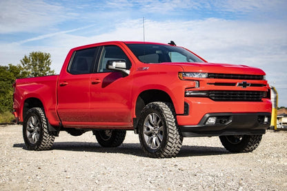 3.5 Inch Lift Kit Vertex/V2 Rear Mono Leaf Red Chevy Silverado 1500 (22-24) Rough Country-3