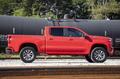 3.5 Inch Lift Kit Vertex/V2 Rear Mono Leaf Red Chevy Silverado 1500 (22-24) Rough Country-4