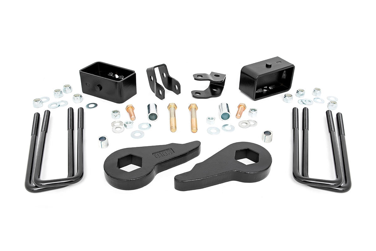 1.5-2.5 Inch Leveling Lift Kit 99-06 Silverado/Sierra 1500 4WD Rough Country-3