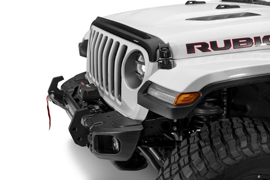 Aeroskin II Hood Protector Matte Black Low Profile For 2007-2018 Jeep Wrangler JK Husky Liners