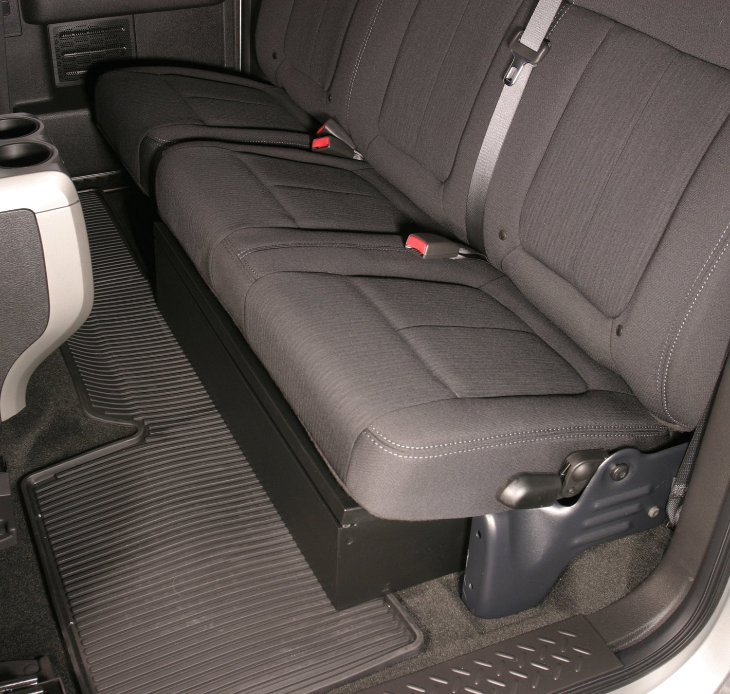 Rear Underseat Lockbox - 09-14 F-150 w/ Extended Cab Black Products Tuffy Security-1