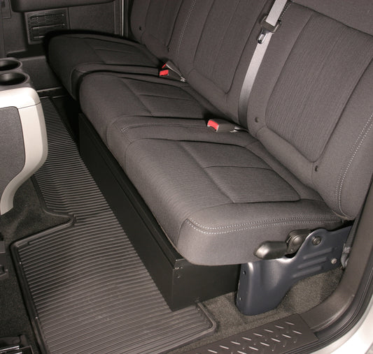 Rear Underseat Lockbox - 09-14 F-150 w/ Extended Cab Black Products Tuffy Security-1