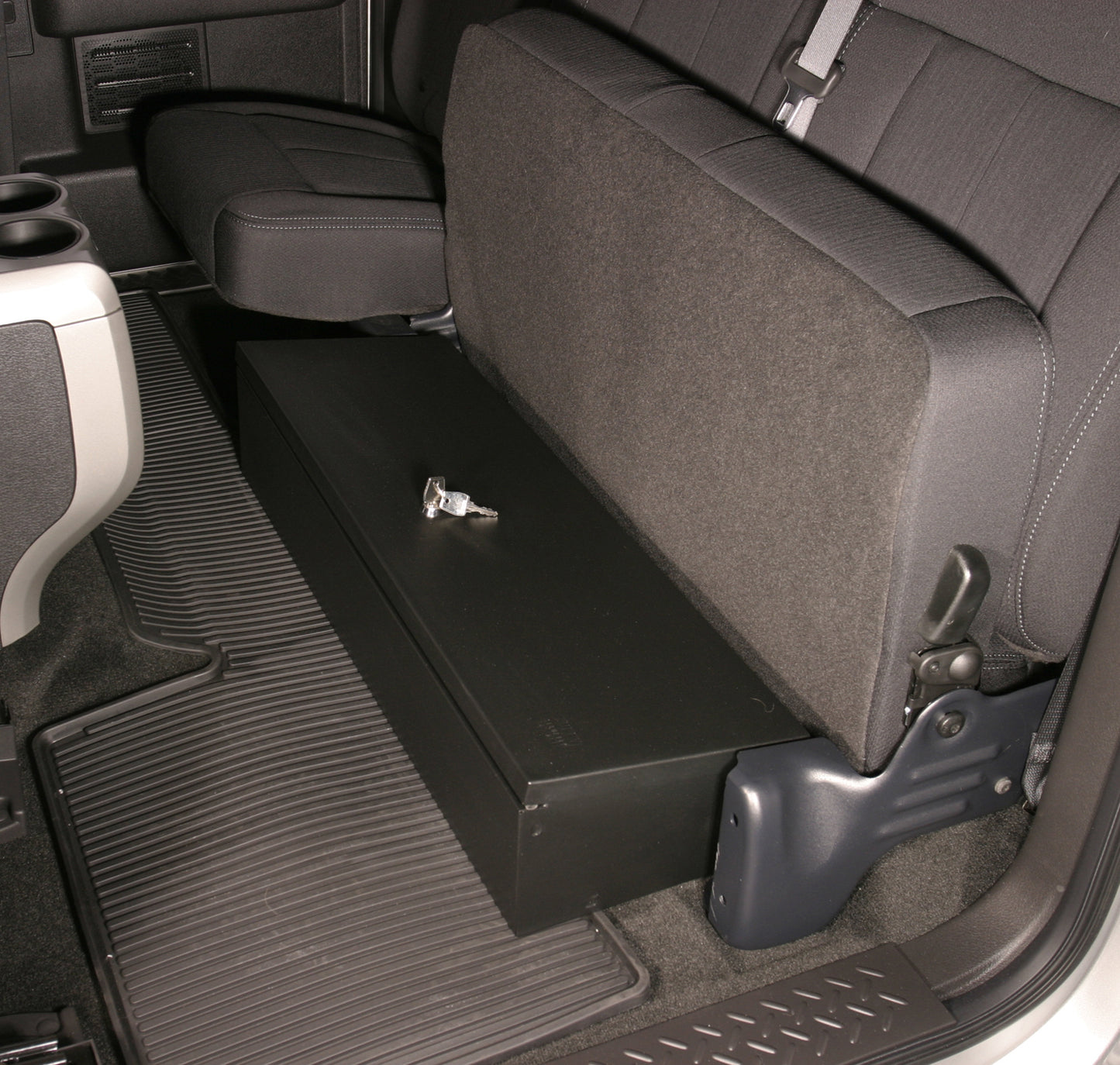 Rear Underseat Lockbox - 09-14 F-150 w/ Extended Cab Black Products Tuffy Security-2