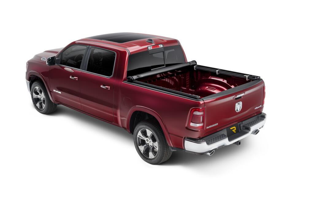 TruXport Tonneau Cover Black 2019-2026 (New Body Style) Ram 5 Foot 7 Inch Bed with or without Mulitfunction Tailgate Truxedo-2