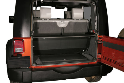 Standard Cargo Enclosure - 07-10 Wrangler JK Black Products Tuffy Security