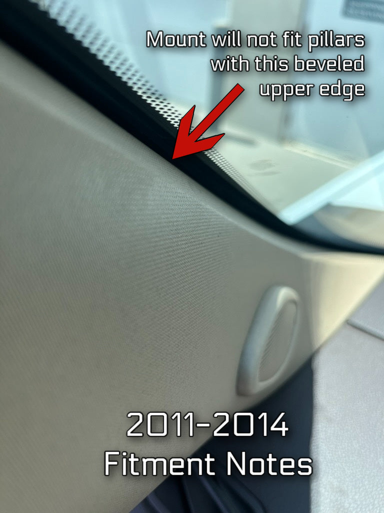 CTS3 Pillar Display Mount for 2007.5-2014 Silverado/Sierra 2500/3500 Edge Products-1