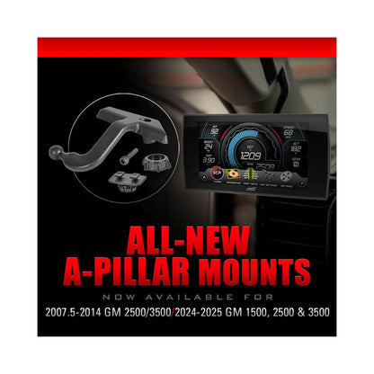 CTS3 Pillar Display Mount for 2007.5-2014 Silverado/Sierra 2500/3500 Edge Products-5