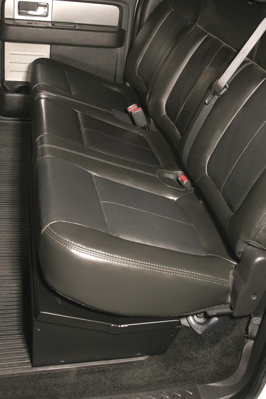 F-150 Crew Cab Under Rear Seat Lockbox Tuffy Security-1
