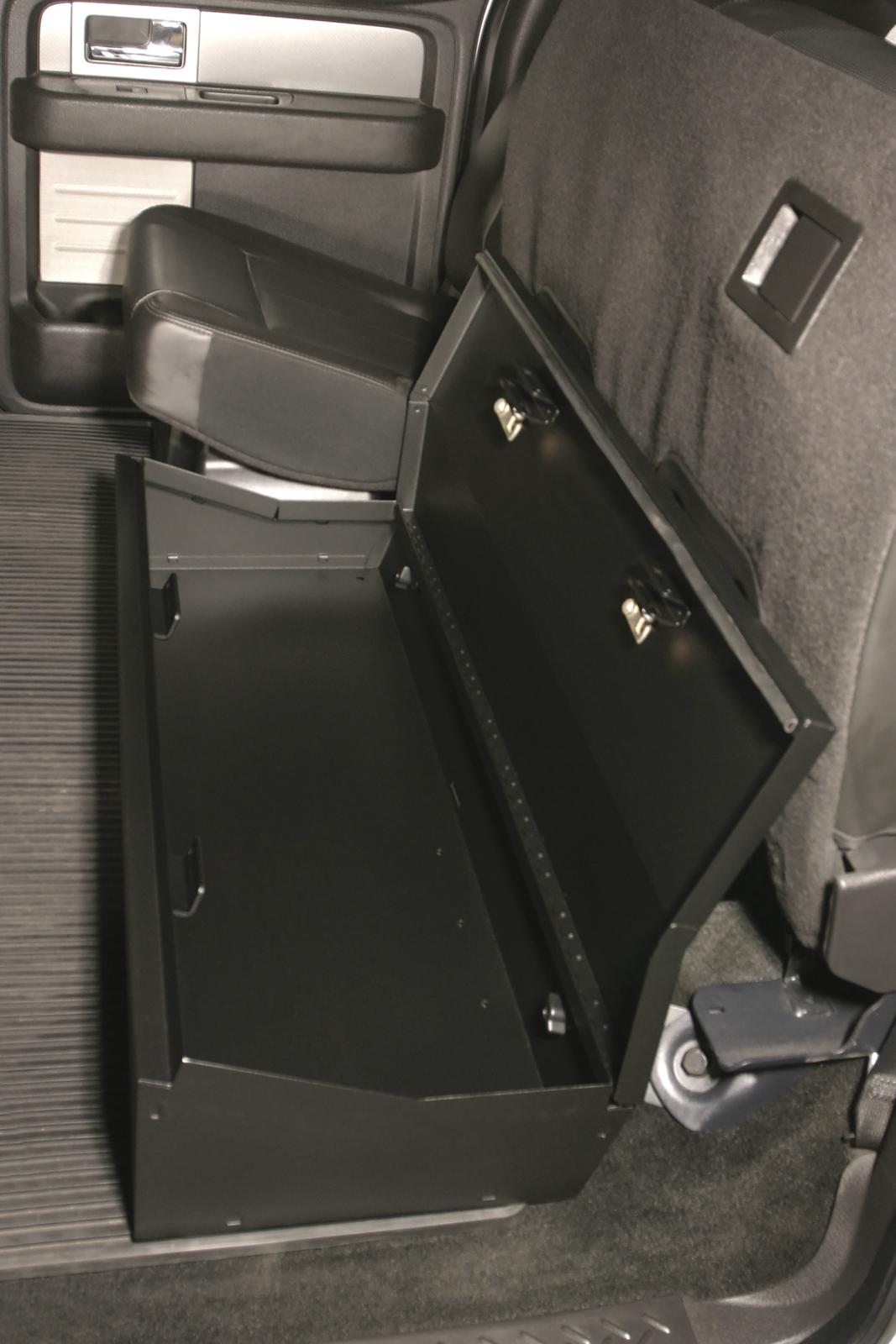 F-150 Crew Cab Under Rear Seat Lockbox Tuffy Security-4