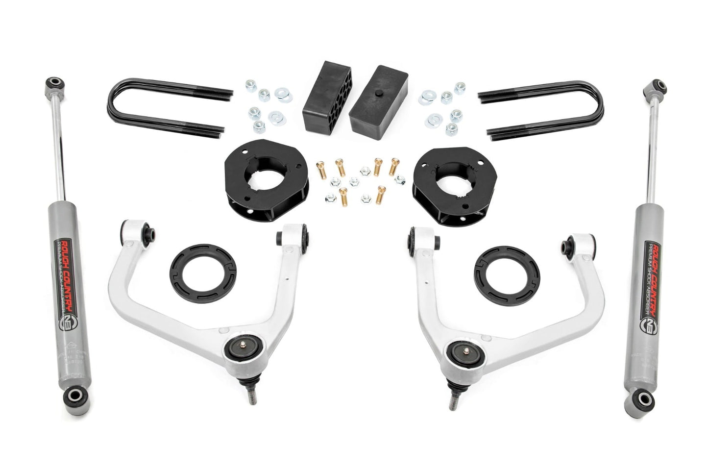 3.5 Inch Lift Kit Mono Leaf Rear GMC Sierra 1500 2WD/4WD (2025-2026) Rough Country