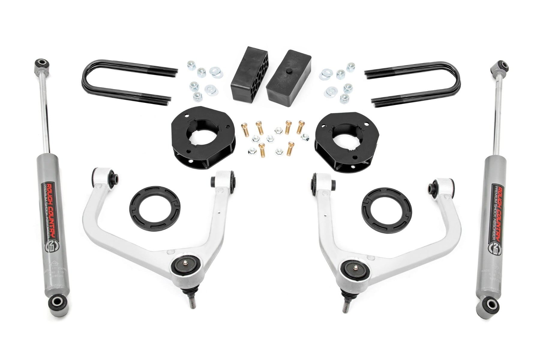 3.5 Inch Lift Kit Mono Leaf Rear GMC Sierra 1500 2WD/4WD (2025-2026) Rough Country