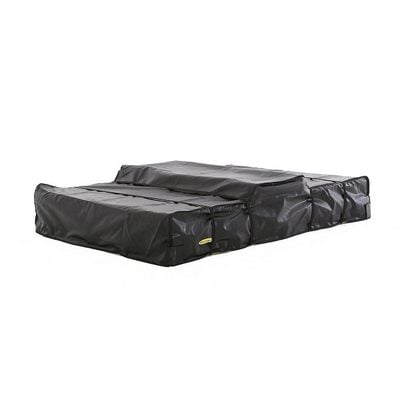 Overlander XL Roof Top Tent 122 Inch W x 76 Inch L x 51 Inch H Load Capacity 770 lbs Coyote Tan Smittybilt-3