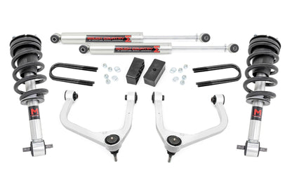 3.5 Inch Lift Kit Mono Leaf Rear M1 Struts/M1 GMC Sierra 1500 (19-24) Rough Country