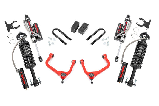 3.5 Inch Lift Kit Mono Leaf Rear Vertex Red GMC Sierra 1500 2WD/4WD (19-24) Rough Country