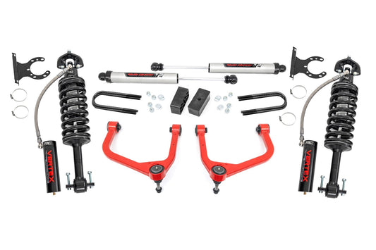 3.5 Inch Lift Kit Mono Leaf Rear Vertex/V2 Red GMC Sierra 1500 (19-24) Rough Country