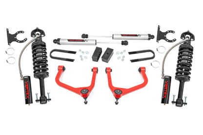 3.5 Inch Lift Kit Mono Leaf Rear Vertex/V2 Red GMC Sierra 1500 (25-26) Rough Country