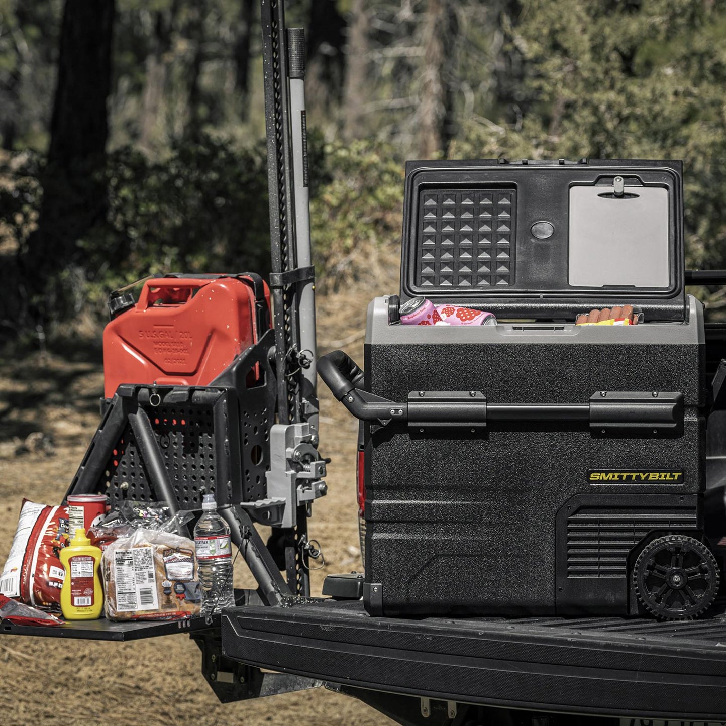 Waypoint 55L Fridge/Freezer Dual Zone Fridge Outside Dimensions 28 inch Long x 22.5 inch tall x 18.1 Inch Wide Smittybilt-9
