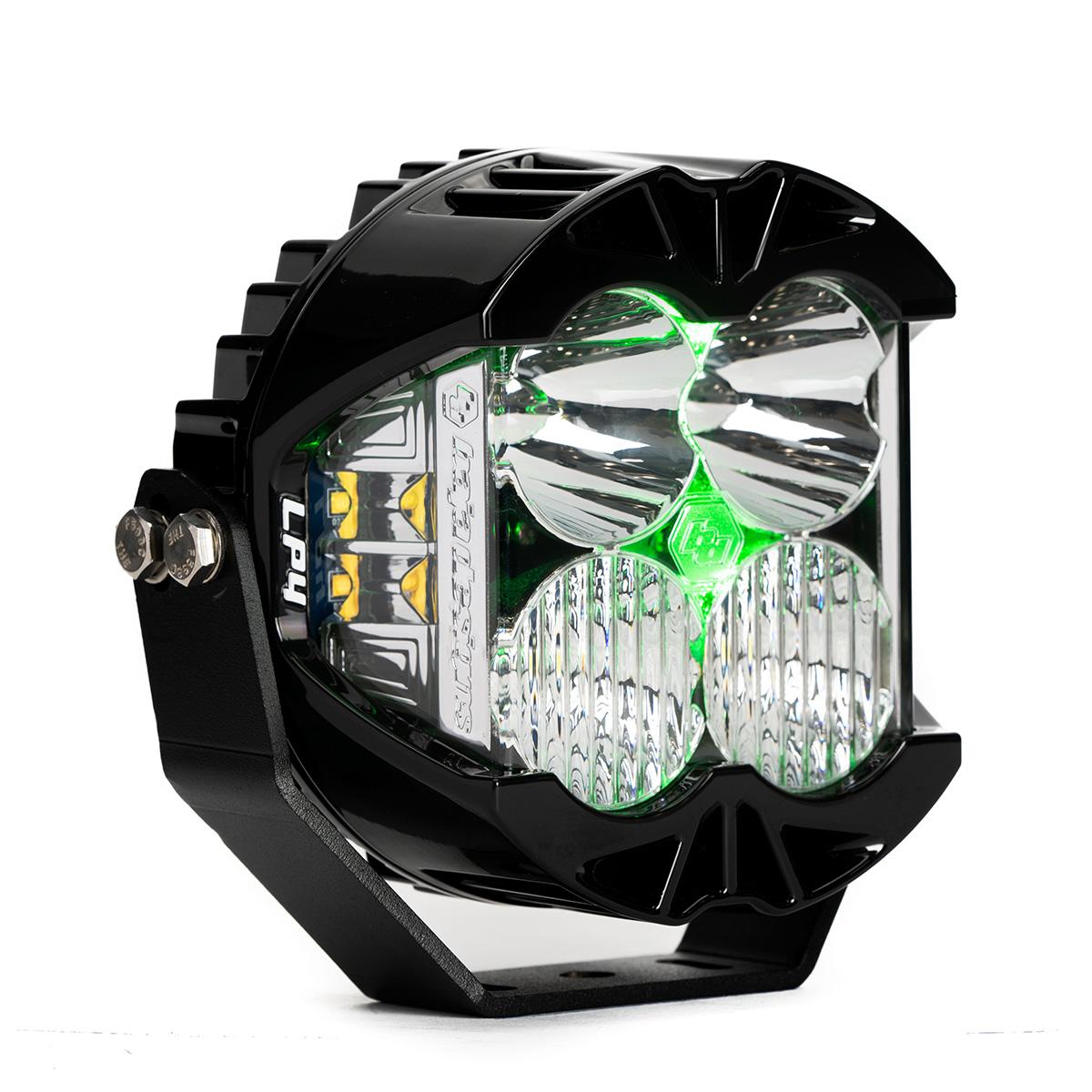 LP4 Pro LED Auxiliary Light Pod Light Pattern Driving/Combo Color Clear Backlight Baja Designs