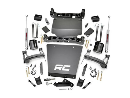 5 Inch Suspension Lift Kit w/N3 Shocks & Struts 14-18 Silverado/Sierra 1500 4WD Rough Country-4
