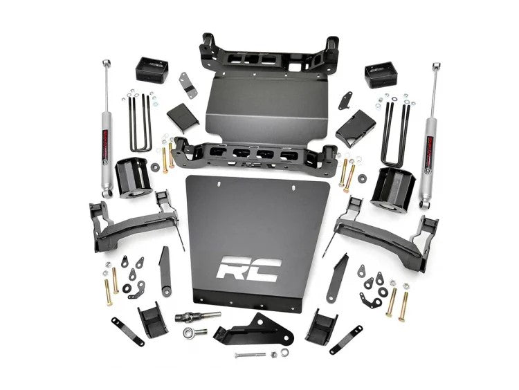 Rough Country 5 Inch Suspension Lift Kit w/N3 Shocks & Struts 14-18 Silverado/Sierra 1500 4WD Rough Country