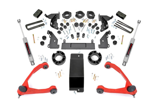 4.75 Inch Lift Kit Red UCA Combo Silverado/Sierra 1500 (14-15) Rough Country