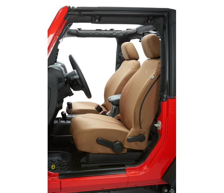 Jeep Seat Covers For Jeep 2007-2012 Wrangler JK 4 Door Front Premium Vinyl Fabric Bestop-5