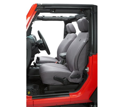 Jeep Seat Covers For Jeep 2007-2012 Wrangler JK 4 Door Front Premium Vinyl Fabric Bestop-2