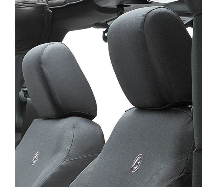 Bestop Jeep Seat Covers For Jeep 2007-2012 Wrangler JK 4 Door Front Premium Vinyl Fabric Bestop
