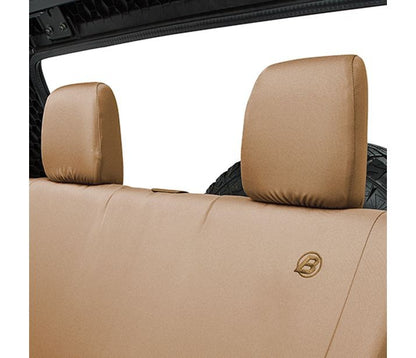 Jeep Seat Covers For Jeep 2007-2018 Wrangler JK 2 Door Rear Premium Vinyl Fabric Bestop-5