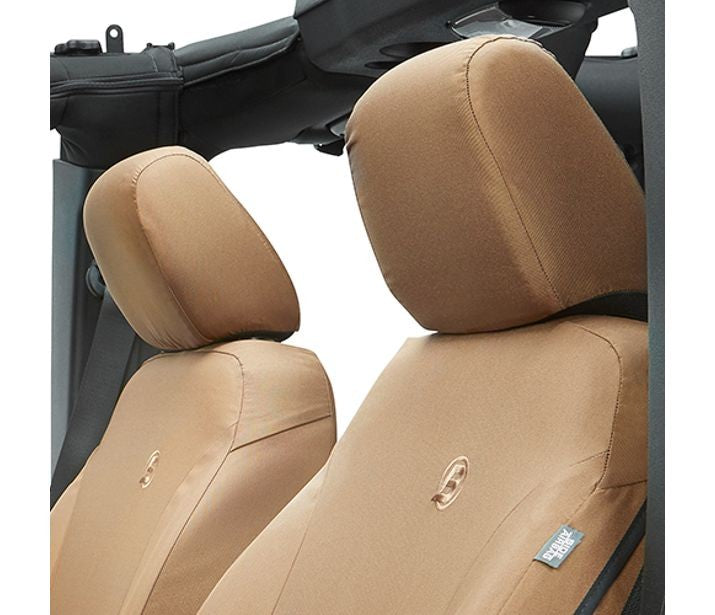 Jeep Seat Covers For Jeep 2013-2018 Wrangler JK 4 Door Front Premium Vinyl Fabric Bestop-5