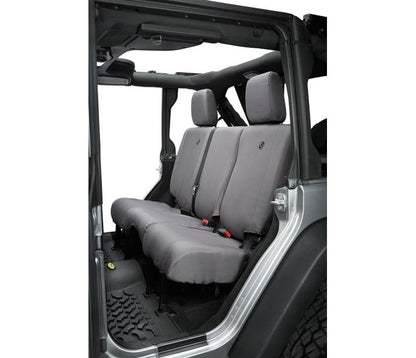 Jeep Seat Covers For Jeep 2007, 2013-2018 Wrangler JK 4 Door Rear Premium Vinyl Fabric Diamond Bestop-2