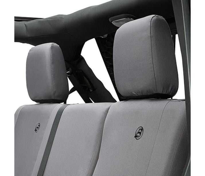 Jeep Seat Covers For Jeep 2007, 2013-2018 Wrangler JK 4 Door Rear Premium Vinyl Fabric Diamond Bestop-3