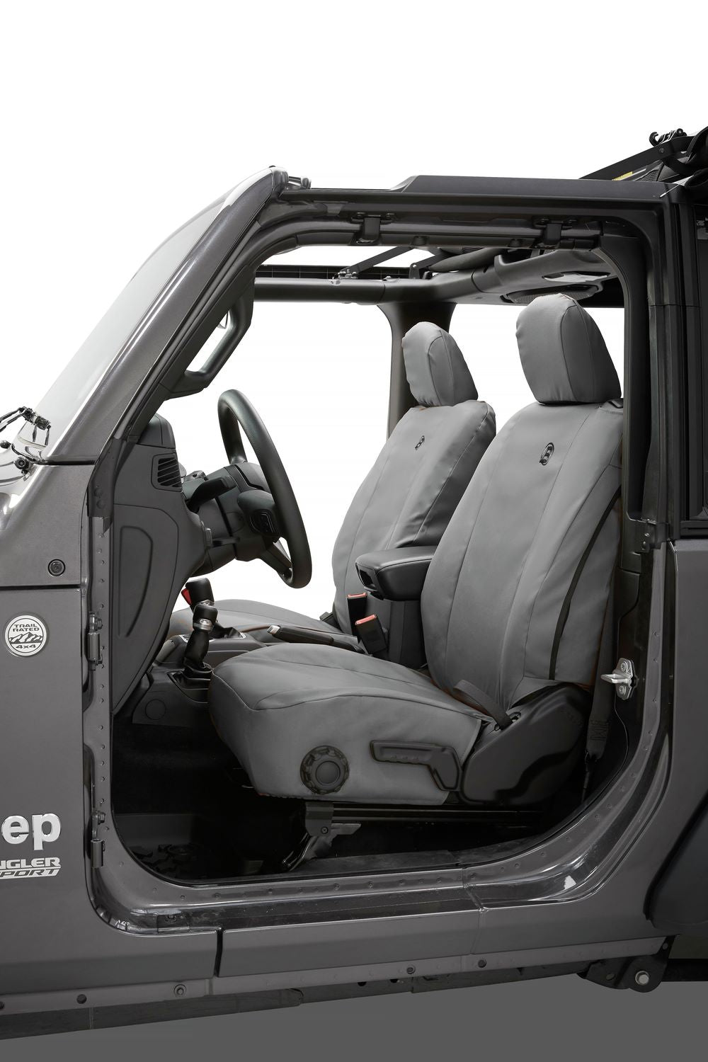 Bestop Jeep Seat Covers For Jeep 2020-2023 Gladiator 4 Door Front Premium Vinyl Fabric Bestop