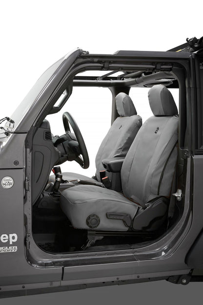 Jeep Seat Covers For Jeep 2020-2023 Gladiator 4 Door Front Premium Vinyl Fabric Bestop-3