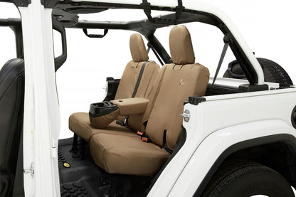 Jeep Seat Covers For Jeep 2018-2023 Wrangler JL 4 Door Rear With Fold Down Arm Rest Premium Vinyl Fabric Bestop-5