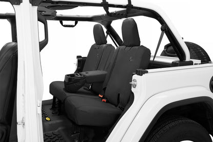 Jeep Seat Covers For Jeep 2018-2023 Wrangler JL 4 Door Rear With Fold Down Arm Rest Premium Vinyl Fabric Bestop-1