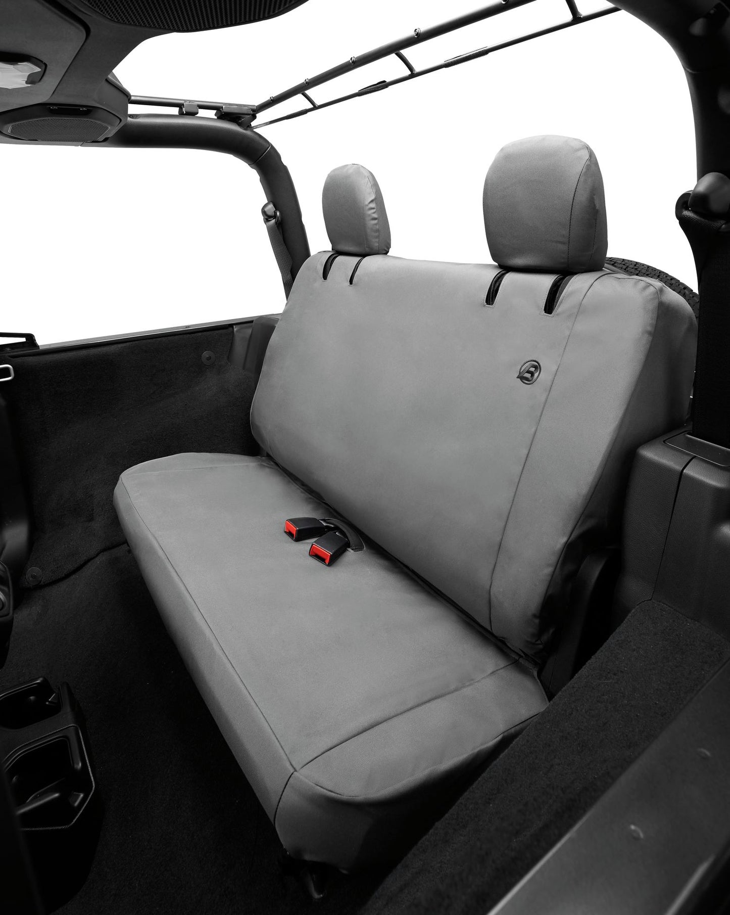 Jeep Seat Covers For Jeep 2018-2023 Wrangler JL 2 Door Rear Premium Vinyl Fabric Bestop-1