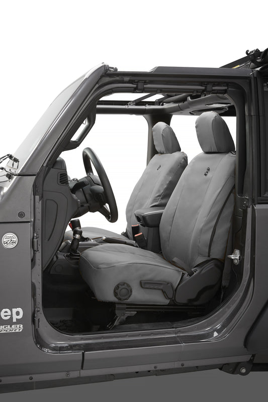 Jeep Seat Covers For Jeep 2018-Current Wrangler JL 2 Door Front Premium Vinyl Fabric Bestop-1