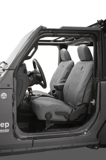 Jeep Seat Covers For Jeep 2018-Current Wrangler JL 2 Door Front Premium Vinyl Fabric Bestop-1