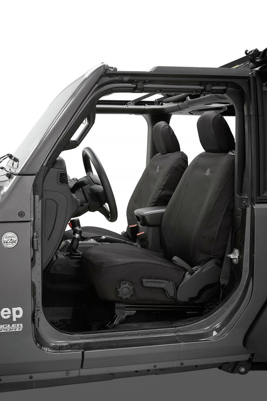 Bestop Jeep Seat Covers For Jeep 2018-Current Wrangler JL 2 Door Front Premium Vinyl Fabric Bestop