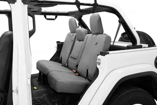 Jeep Seat Covers For Jeep 2018-2023 Wrangler JL 4 Door Rear without Fold Down Arm Rest Premium Vinyl Fabric Bestop-1