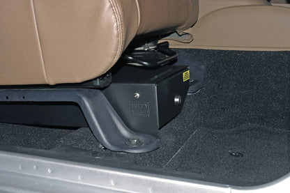 Front Passenger Side Underseat Drawer - 07-18 Wrangjer JK 4-Door 2-Door w/o Flip Seat Black Products Tuffy Security