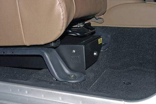 Front Passenger Side Underseat Drawer - 07-18 Wrangjer JK 4-Door 2-Door w/o Flip Seat Black Products Tuffy Security