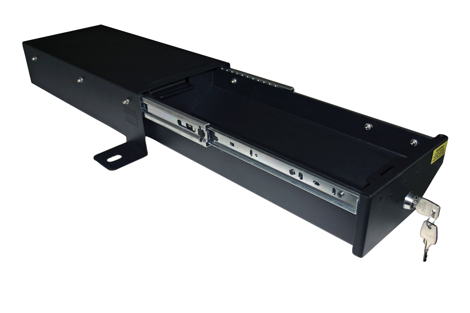 Front Passenger Side Underseat Drawer - 07-18 Wrangjer JK 4-Door 2-Door w/o Flip Seat Black Products Tuffy Security-3