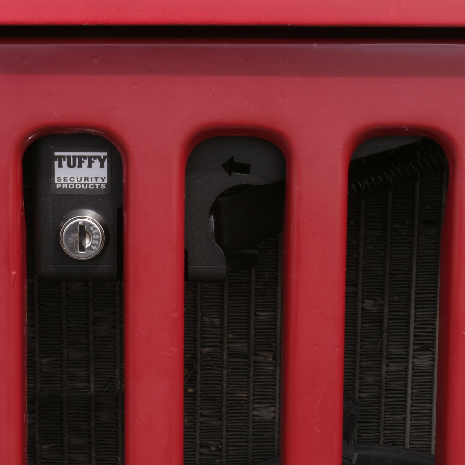 Hood Lock - 87-95 Wrangler YJ Black Products Tuffy Security